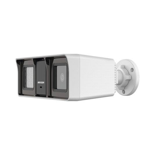 DS-2CE18D0T-LFS - [Dual Light + ColorVu] Bala TURBOHD 2 Megapíxel (1080p) / Lente 2.8 mm / 60 mts IR + 60 mts Luz Blanca / Gran Angular 101° /Exterior IP67 / Micrófono Integrado / dWDR / 4 Tecnologías