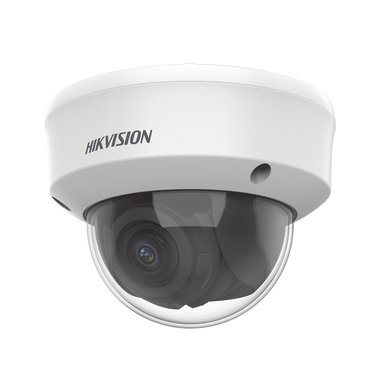 DS-2CE5AD0T-VPIT3F(C) Domo TURBOHD 2 Megapixel (1080p) / Lente Varifical 2.7 a 13.5 mm / 40 mts IR EXIR / Exterior IP67 / IK10 / dWDR / Ultra Baja Iluminación / 12 Vcc