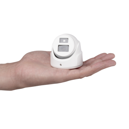 DS-2CE70D0T-ITMFW Ultra Mini Turret TURBO 2 Megapixel (1080p) / Gran Angular / Lente 2.8 mm / 20 mts IR EXIR / Exterior IP67 / 4 Tecnologías (TVI / AHD / CVBS) / dWDR / Color Blanco