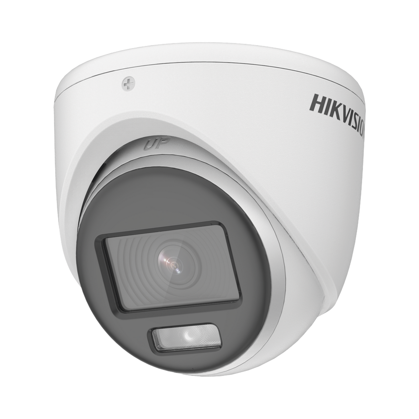 DS-2CE70DF0T-LMFS - [Dual Light + ColorVu] Turret TURBOHD 2 Megapixel (1080p) / Lente 2.8 mm / 20 mts IR + 20 mts Luz Blanca / Gran Angular 105° / Exterior IP67 / Micrófono Integrado / dWDR / 4 Tecnologías / Metal
