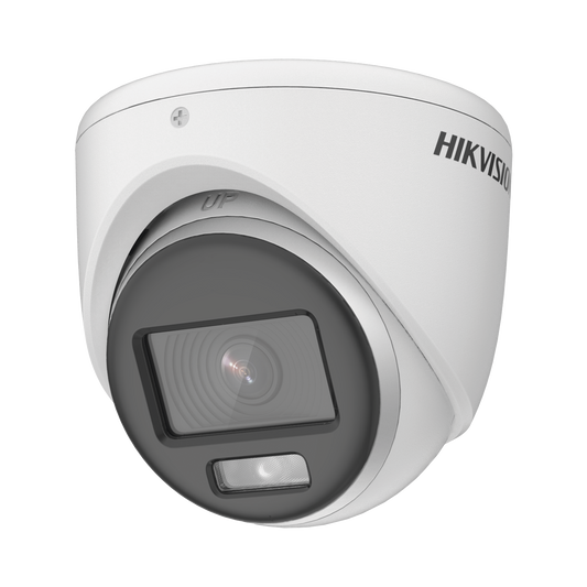 DS-2CE70DF0T-MF [ColorVu] Turret TURBOHD 2 Megapixel (1080p) / Imagen a Color 24/7 / Lente 2.8 mm / METAL / Luz Blanca 20 mts / Exterior IP67 / TVI-AHD-CVI-CVBS / dWDR