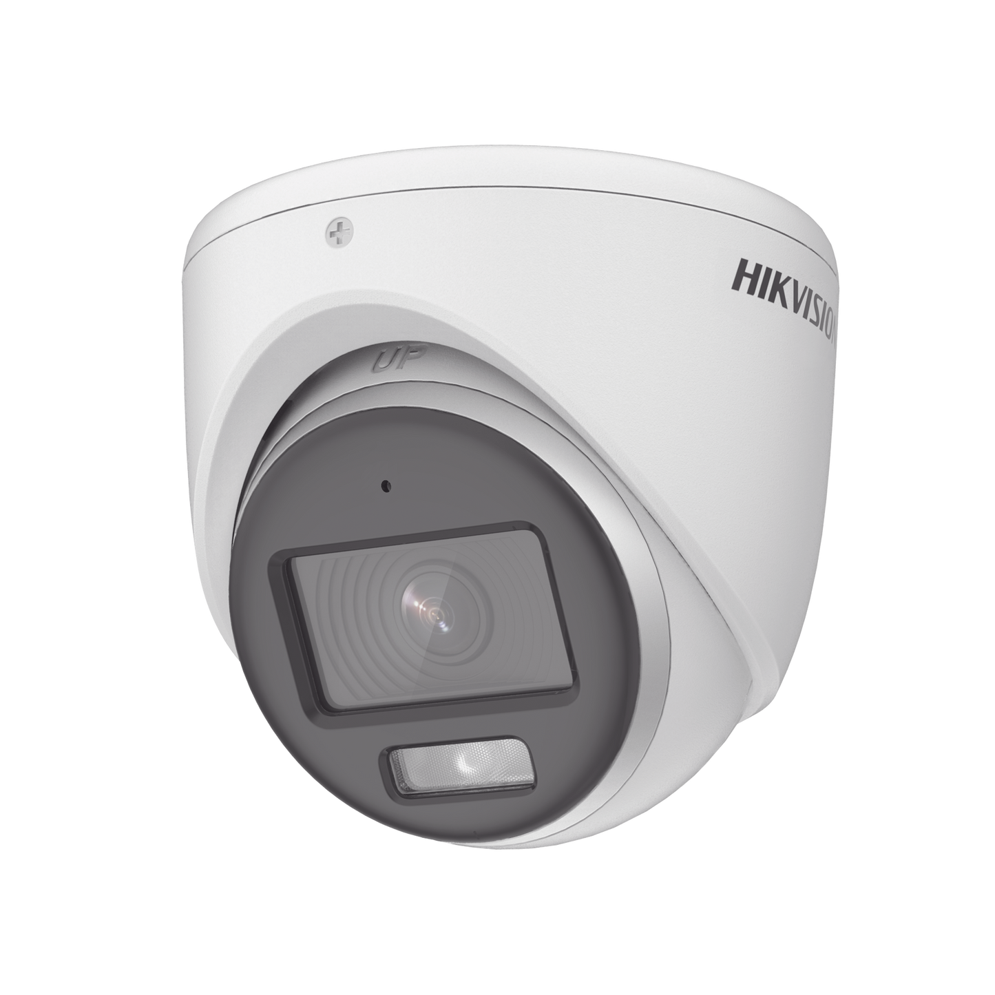 DS-2CE72KF0T-FS - [ColorVu] Turret TURBOHD 3K (5 Megapixel) / Micrófono Integrado / Lente 3.6 mm / Imagen a Color 24/7 / 40 mts Luz Blanca / Exterior IP67 / dWDR / 4 Tecnologías
