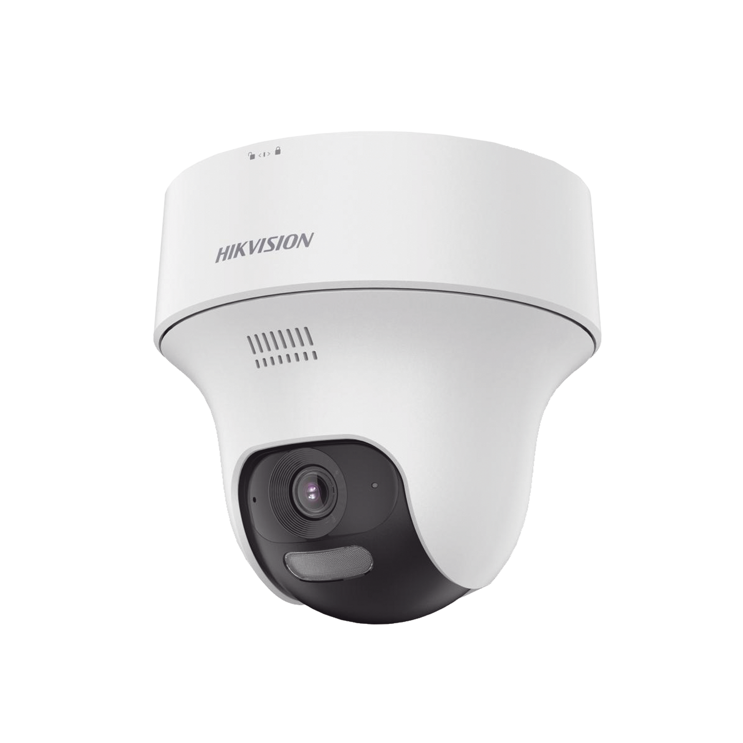 DS-2CV1F43G2-LIDWF(B) Turret IP 4 Megapixel / Lente 2.8 mm / Dual Light (20 mts IR + 15 mts Luz Blanca) / Wi-Fi / IP54 / dWDR / H.265 / Audio Bidireccional (Micrófono y Bocina) / Micro SD