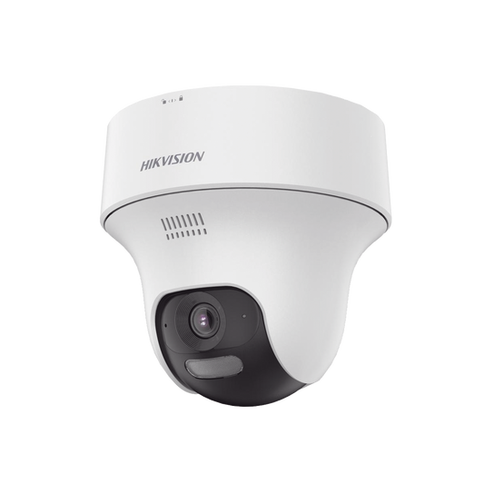 DS-2CV1F43G2-LIDWF(B) Turret IP 4 Megapixel / Lente 2.8 mm / Dual Light (20 mts IR + 15 mts Luz Blanca) / Wi-Fi / IP54 / dWDR / H.265 / Audio Bidireccional (Micrófono y Bocina) / Micro SD