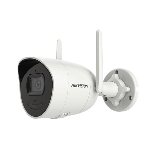 DS-2CV2021G2-IDW(E) Bala IP 2 Megapixel / Lente 2.8 mm / 30 mts IR / Exterior IP66 / Wi-Fi / dWDR / H.265+ / Micrófono y Bocina Interconstruido /  MicroSD