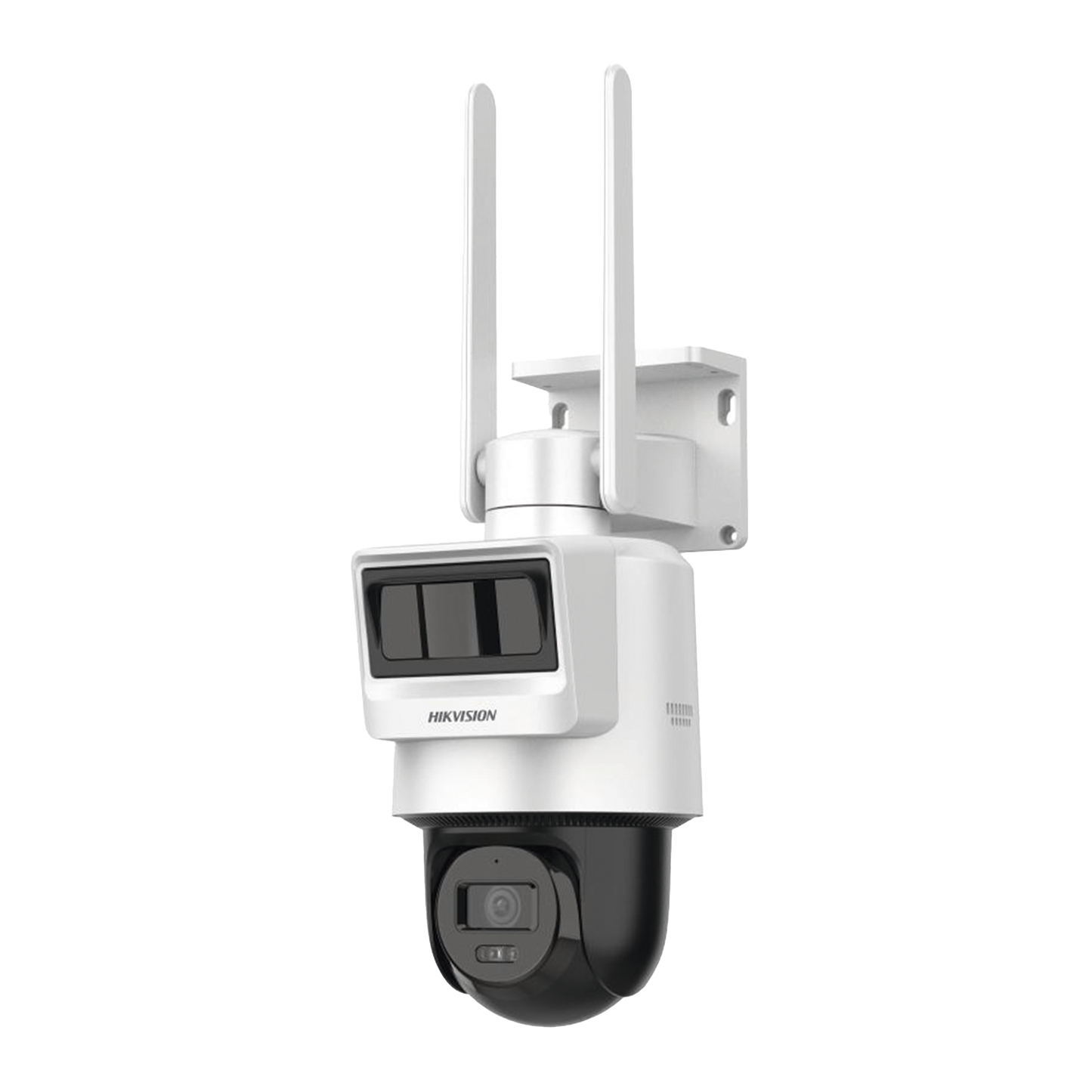 DS-2DE2C400IWG-K/4G/C09S20/LA Kit Solar IP All in One / Doble Detección (Radar + PIR) / PT IP 4 Megapixel / Lente 4 mm / Panel Solar / Batería de Respaldo de Litio 90Wh (Hasta 2 días) / Conexión 4G / Audio de Dos Vías / Accesorios de Inst. / Direc
