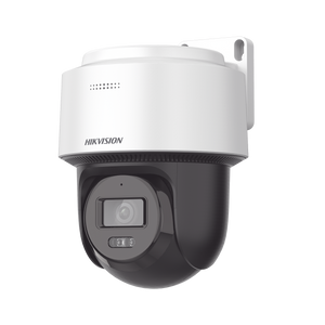 DS-2DE2C400MWG-E - [FlexVu]  Domo PT IP 4 Megapixel / Lente 4 mm  / Dual Light (30 mts IR + 30 mts Luz Blanca)  / Autoseguimiento en Humanos / PoE / IP66 / Micrófono y Bocina Integrado (Audio de Dos Vías) / Micro SD / Incluye Montaje de Pared o Techo /