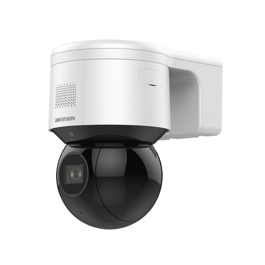 DS-2DE3A404IWG-E - Domo PTZ IP 4 Megapixel / 4X Zoom Óptico / 50 mts IR EXIR / ACUSENSE / Luz Estroboscópica / Sirena Integrada / WDR 120 dB / PoE+ / IP66 / Ultra Baja Iluminación / Micrófono y Bocina Interconstruido / Micro SD