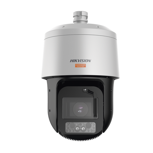 DS-2DF8C442MXG-LWT PTZ IP 4 Megapixel / 42X Zoom / Dual Light (500 mts IR / 100 mts Luz Blanca) / Polimero Anticorrosivo (Ideal para Zonas Costeras o Alta Salinidad) / AutoSeguimiento / DARKFIGHTER / EIS / Exterior IP67 / NEMA 4X / C5 / Wiper / Micro SD