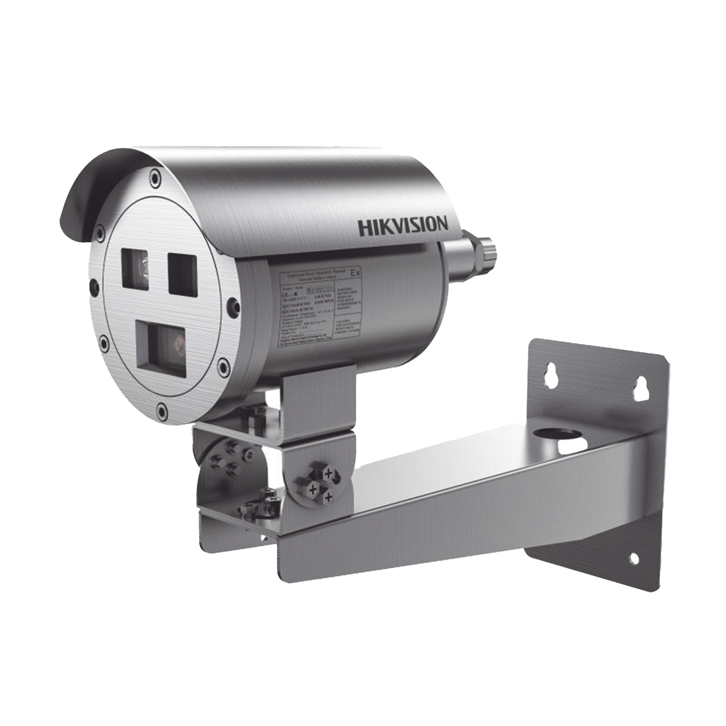 DS-2TD2528T-10/Q Bala IP Térmica Dual / Termico 9.7 mm (256 X 192) + Óptico 8 mm (4 MP) / Termométrica / Detección de Temperatura / IP68 / 30 mts IR / Antiexplosión / Anticorrosión