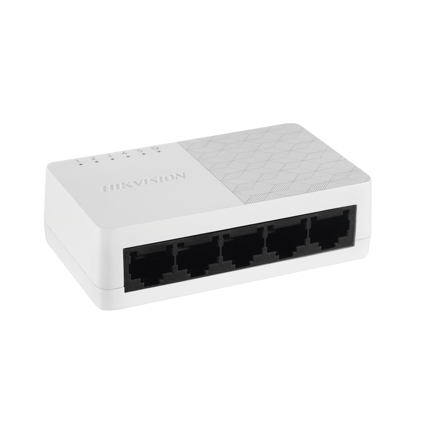 DS-3E0105D-O - Switch No Administrable de 5 Puertos para Escritorio / Fast Ethernet  10 / 100 Mbps / Diseño Compacto y Estetico