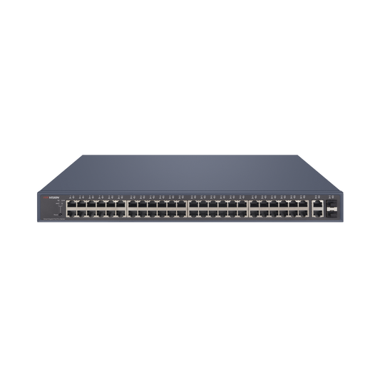 DS-3E1552P-SI Switch PoE+ / Monitoreable / 48 Puertos 1000 Mbps PoE+ / 2 Puertos 1000 Mbps Uplink / 2 Puertos SFP / 470 Watts
