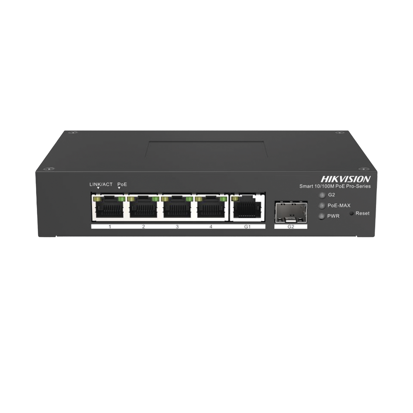 DS-3T1306P-SI/HS Switch PoE  / Administrable / 4 Puertos PoE 10/100 Mbps / 1 Puerto 1000 Mbps / 1 Puertos SFP / PoE Extendido hasta 300 Metros / Conexión Remota desde Hik-PartnerPro