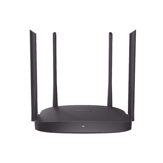 DS-3WR12C - Router Inalámbrico WISP / Hasta 1200 Mbps / Doble Banda AC (2.4 GHz y 5 GHz) / 4 Puertos 10/100 Mbps /  4 Antenas Omnidireccional de 5 dBi / Interior