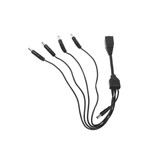 DS-5WAYC Cable con 5 Vías para Alimentar 4 Cámaras TURBOHD y DVR TURBOHD epcom / HIKVISION