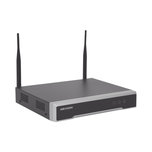 DS-7108NI-K1/W/M(C) NVR 4 Megapixel / 8 canales IP / 1 Bahía de Disco Duro / 2 Antenas Wi-Fi / Salida de Vídeo Full HD
