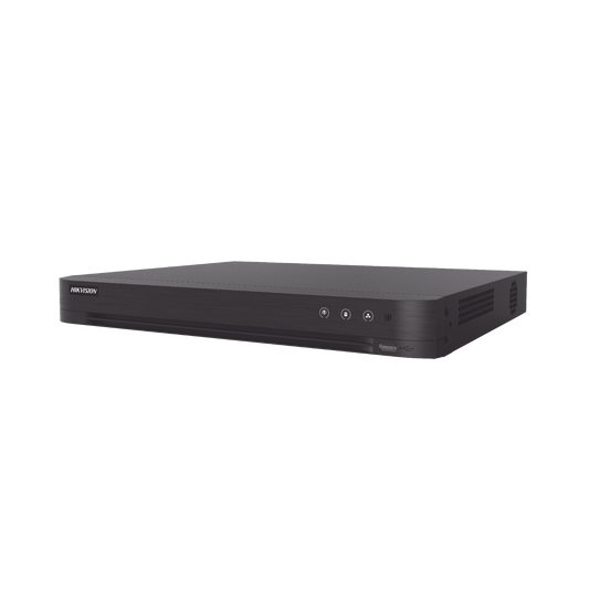 DS-7232HGHI-M2 - DVR 32 Canales TurboHD + 2 Canales IP / 2 Megapixel (1080p) Lite / Acusense (Evita Falsas Alarmas) / Audio por Coaxitron / H.265+ / Salida de Video en Full HD
