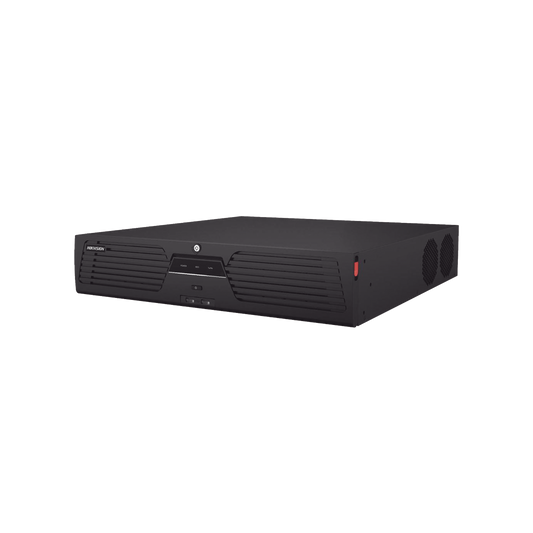 DS-96128NI-M8 [Doble Poder de Decodificación] NVR 32 Megapixel (8K) / 128 Canales IP / AcuSense / ANPR / Conteo de Personas / Heat Map / 8 Bahías de Disco Duro / Soporta RAID con Hot Swap / 2 HDMI en 8K / Soporta POS / Alarmas I/O / Smart Search