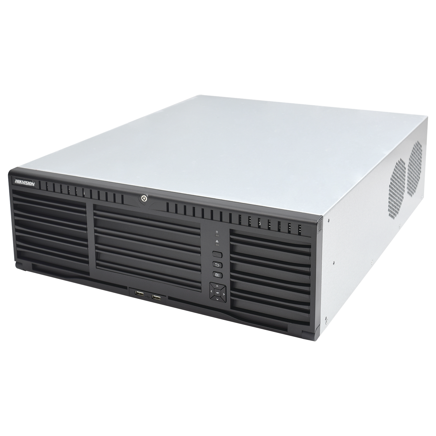 DS-96256NI-I16 NVR 12 Megapixel (4K) / 256 canales IP / 16 Bahías de Disco Duro / 4 Puertos de Red / Soporta RAID con Hot Swap / NVR de Alto Desempeño