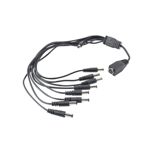 DS-9WAYC Cable con 9 Vías para Alimentar 8 Cámaras TURBOHD y DVR TURBOHD epcom / HIKVISION