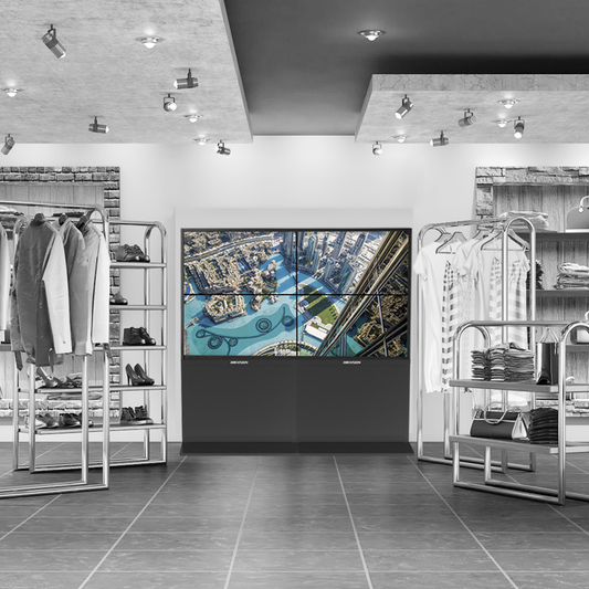 Kit Videowall Comercial 2X2 / Incluye 4 Pantallas 55 / Controlador de 2 Entradas HDMI / Base de Piso