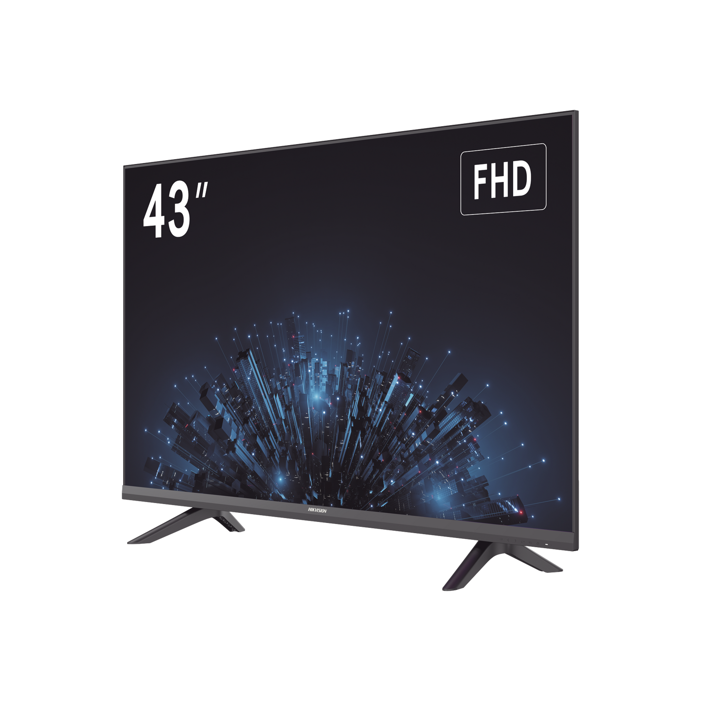 DS-D5043F3-1V0S - Monitor LED Full HD 43" / Ideal para Oficina y Hogar / Uso 24-7 / Entrada HDMI/VGA/USB / Compatible con Montaje VESA (200 X 200) / Bocinas Integradas
