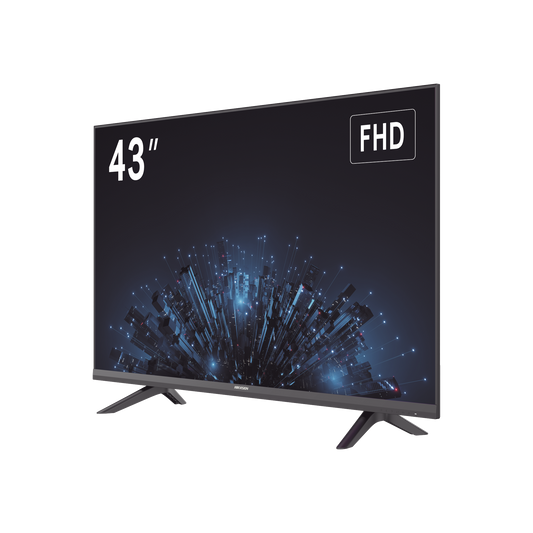 DS-D5043F3-1V0S - Monitor LED Full HD 43" / Ideal para Oficina y Hogar / Uso 24-7 / Entrada HDMI/VGA/USB / Compatible con Montaje VESA (200 X 200) / Bocinas Integradas