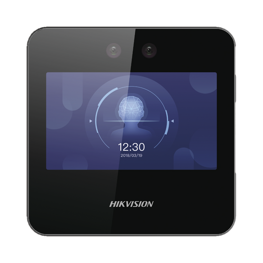 DS-K1A340-WX Checador Min Moe WiFi /  Touch de Reconocimiento Facial Ultra Rápido para ASISTENCIA / 1500 Rostros / Reportes en Excel / Diseño Compacto y Facil de Configurar