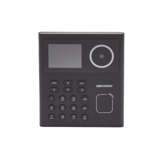 DS-K1T320EX Terminal Facial Min Moe Administrable por Smartphone o Nube /  Acceso y Asistencia / Lector PROX EM  /  500 rostros / Detección de Cubrebocas / HikConnect / Reconocimiento a 1.5 mts de distancia