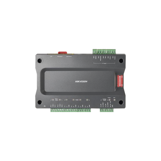 DS-K2210 Controlador MAESTRO para Control de Elevadores / Control de Acceso para los pisos de los Elevadores por Huella o Tarjeta / Programación por IVMS4200 o Interfaz Web