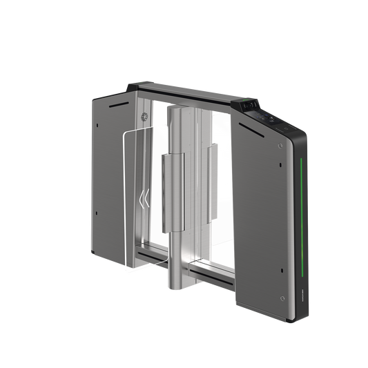 DS-K3B631TX-M/MPIQL-DP65  Torniquete Inteligente CENTRAL con Reconocimiento Facial Incluido / Para Ampliar Numero de Carriles con Torniquetes DS-K3B631TX Izquierdo y Derecho / Acero Inxoxidable SUS304 / Carril de 65 cms