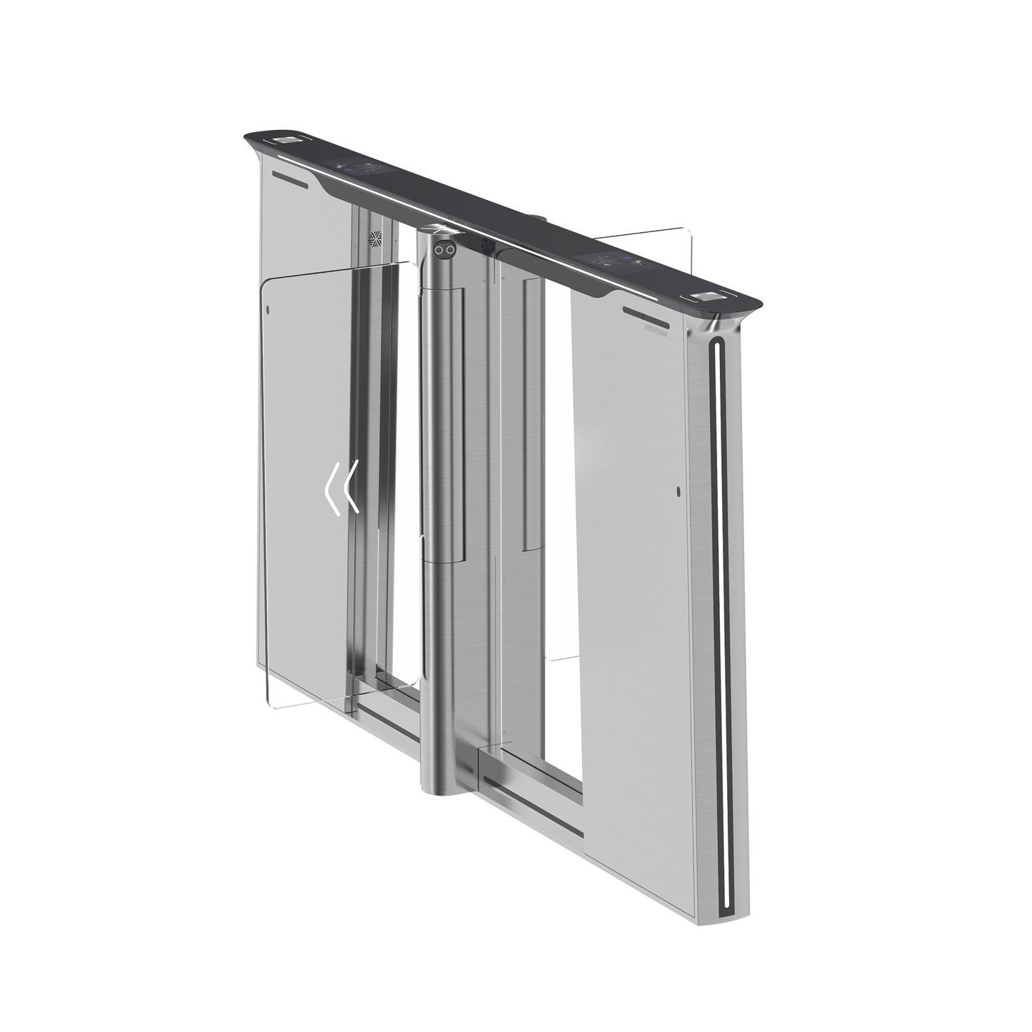 DS-K3B961TX-M/DPIQL-DP90 Torniquete con Reconocimiento Facial y Lector QR Embebidos / CENTRAL / 100 mil usuarios / Carril de 90 Cms / Requiere Torniquete Izquierdo y Derecho