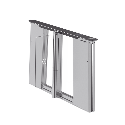 DS-K3B961TX-R/DPIQL-DP90 Torniquete con Reconocimiento Facial y Lector QR Embebidos / DERECHO/ 100 mil usuarios / Carril de 90 Cms / Requiere Torniquete Izquierdo
