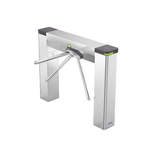 DS-K3G501LXR/DM55 Torniquete Estético Trípode Bidireccional de Acero Inoxidable / 3 Millones de Ciclos MCBF / Interior y Exterior Protegido / LEDs indicadores de Entrada y Salida /Tipo Puente