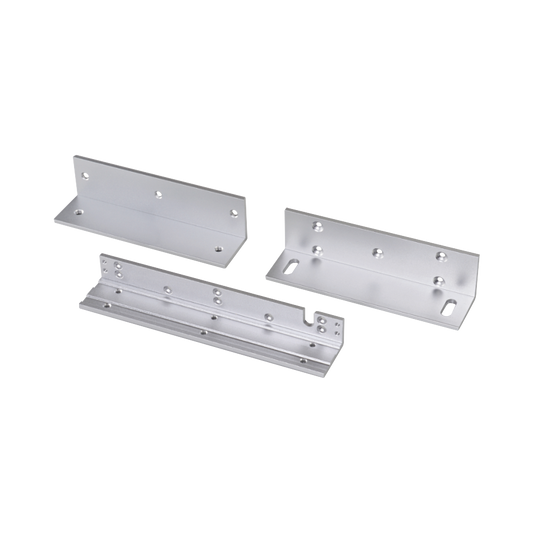 DS-K4H258-L/Z Kit de montajes Z y L para Cerradura Magnética HIKVISION / Compatible con DS-K4H258S / Uso en Puerta de Madera y Metal