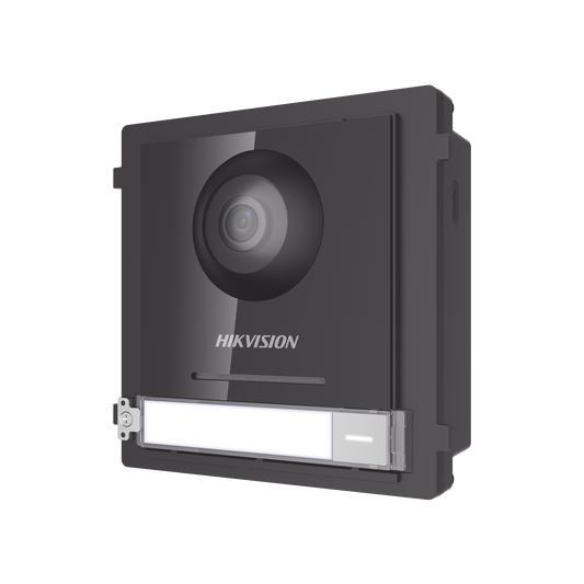 DS-KD8003-IME1(B) Frente de calle IP 2 Megapixel para Videoportero Modular / PoE / Angulo 146° / Ultra Baja Iluminación / Exterior IP65 / WDR 120 dB