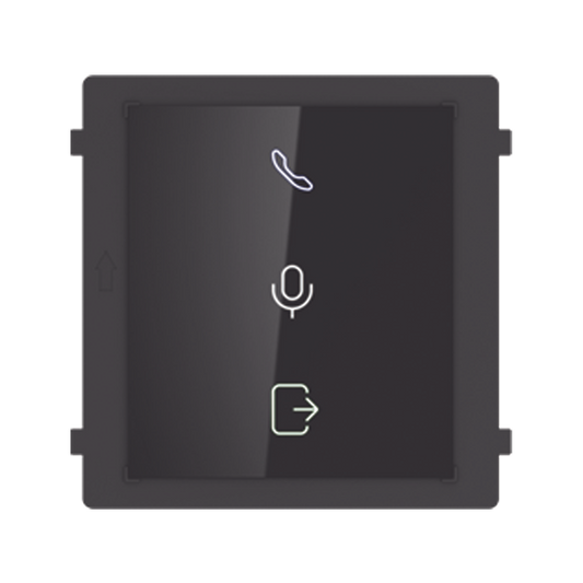 DS-KD-IN Modulo para Indicar Recepción de Llamada / Apertura de Puerta o Audio Bidireccional en Videoportero IP Modular