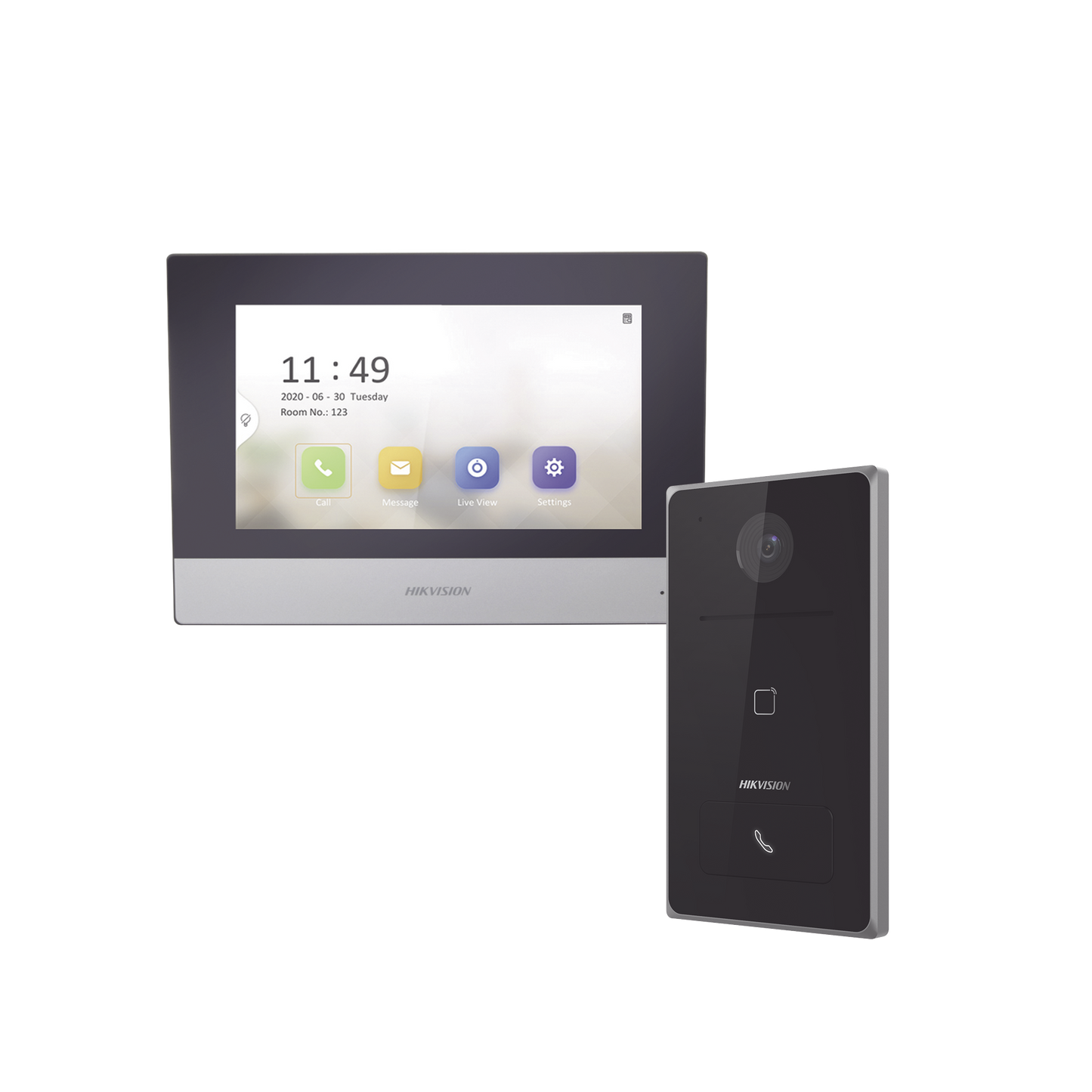 Kit de Videoportero IP / Frente de calle para exterior / 2MP / Lector de Tarjeta MiFARE / MOnitor Interior / WiFi / Pantalla de 7 Touch