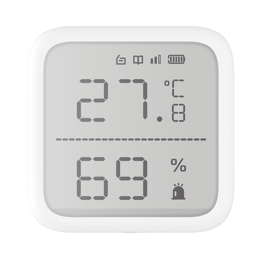 DS-PDTPH-E-WB (AX PRO) Detector de Temperatura y Detector de Humedad Inalámbrico / 2.7 de Tamaño / Uso en Interior / Rango de Detección desde  -35°C hasta 99°C