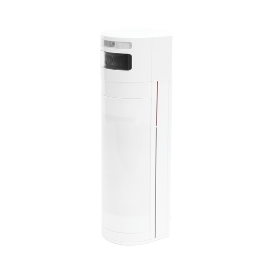 DS-PDTT15AM-LM-CAMK (AX PRO) CÁMARA + PIR Dual-Tech Exterior IP65 / Rango de Detección 15 mts / Ángulo de Cobertura Ajustable de 90° a 180° / Inmunidad a Mascotas 40 Kg