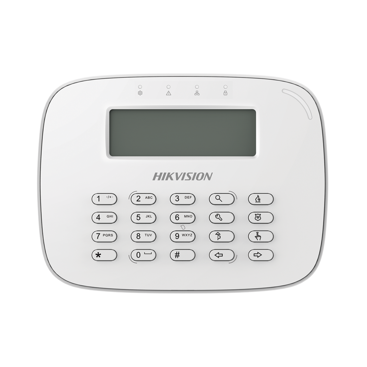 DS-PK-LRT Teclado LCD / Cableado / Compatible con el Panel Hibrido Hikvision DS-PHA64-W4P y DS-PHA64-W4P2