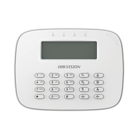 DS-PK-LRT Teclado LCD / Cableado / Compatible con el Panel Hibrido Hikvision DS-PHA64-W4P y DS-PHA64-W4P2