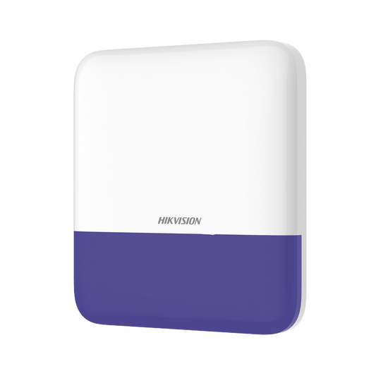 DS-PS1-E-WB/B (AX PRO) Sirena Inalámbrica con Estrobo Azul para Exterior IP65 / 110 dB