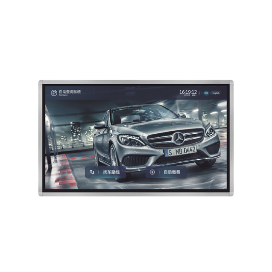 MÁQUINA DE CONSULTA DE ESTACIONAMIENTO / PANTALLA 31.5 PULGADAS / RESOLUCIÓN 1920X1080 / ANDROID