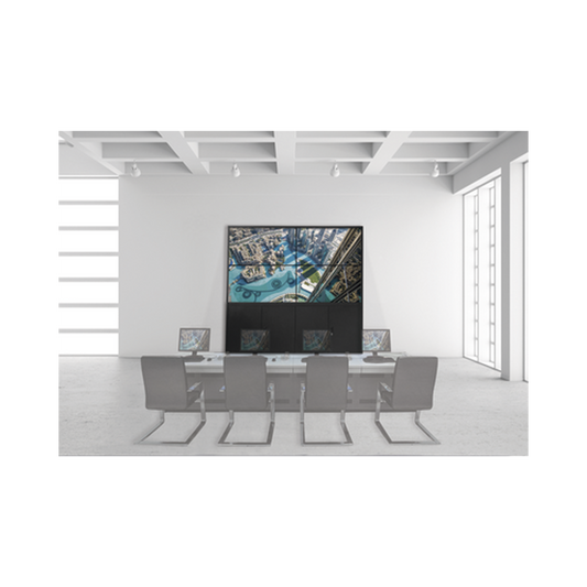 DS-VW2X2UL55 Kit Videowall 2X2 / Incluye 4 Pantallas de 55 / Decoder / Base de Piso / Accesorios de Instalación