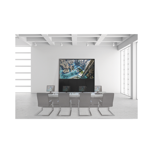 DS-VW3X3UL55 Kit Videowall 3X3 / Incluye 9 Pantallas de 55 / Decoder / Base de Piso / Accesorios de Instalación