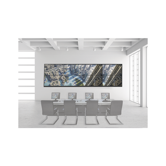 DSVW4X2UL55/WM Kit Videowall 4x2 / Incluye 8 Pantallas de 55 / Decoder / Base de Pared