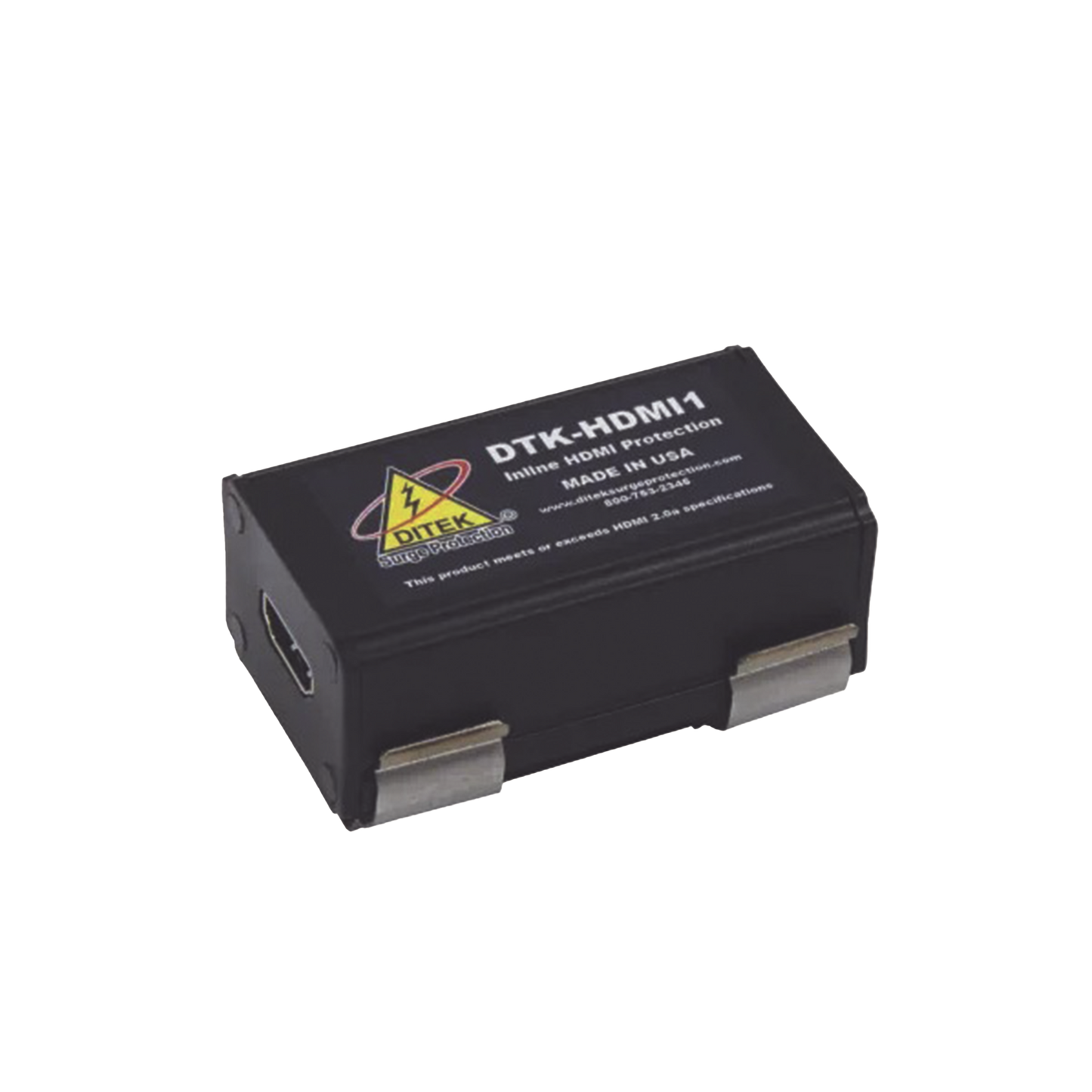 DTKHDMI1 Protector Contra Sobretensiones para Cable HDMI Compatible con HDMI 2.0a Y HDCP 2.2, Soporta hasta 4k UHD