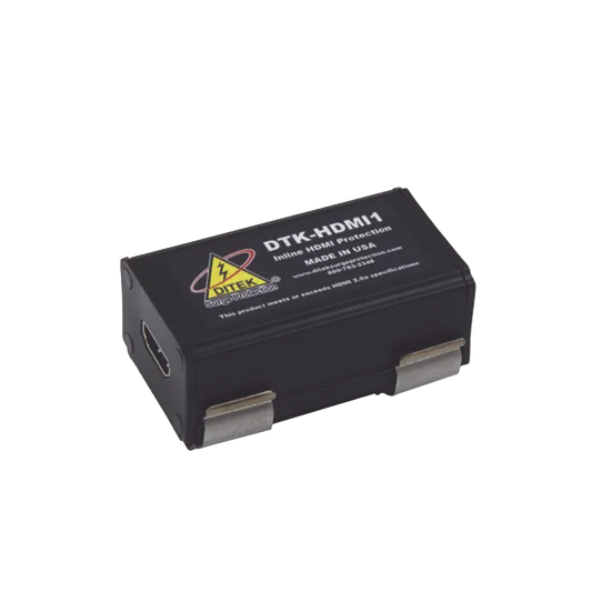 DTKHDMI1 Protector Contra Sobretensiones para Cable HDMI Compatible con HDMI 2.0a Y HDCP 2.2, Soporta hasta 4k UHD