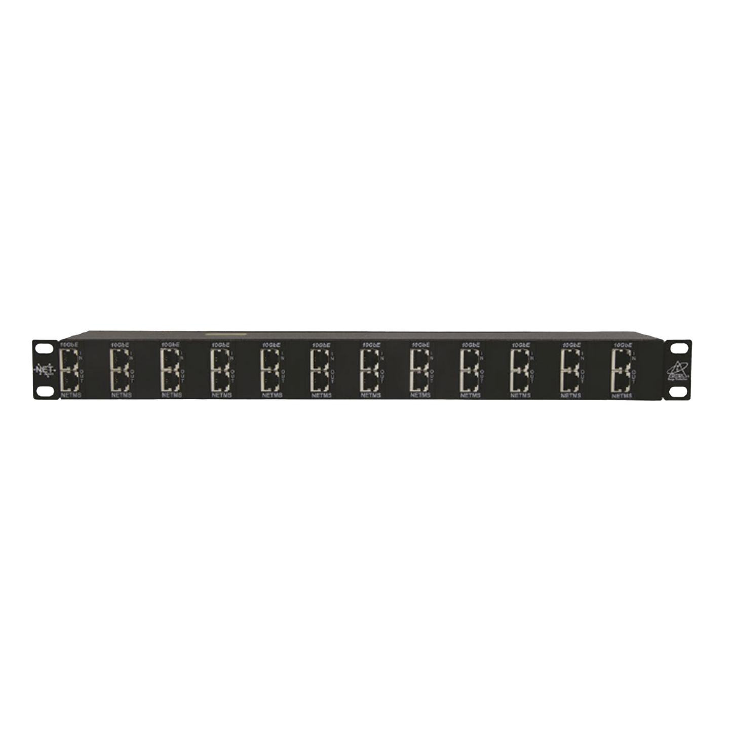 DTK-RM12NETS - Protector de puertos IP de 12 Canales para uso en CAT5e, CAT6 y CAT6A.